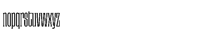 Cinema Medium Font LOWERCASE