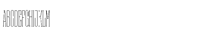 Cinema Thin Font UPPERCASE
