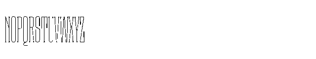 Cinema Thin Font UPPERCASE