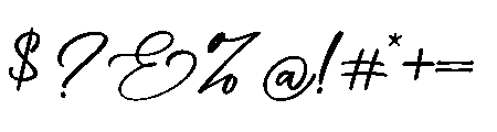 Cintarini Font OTHER CHARS