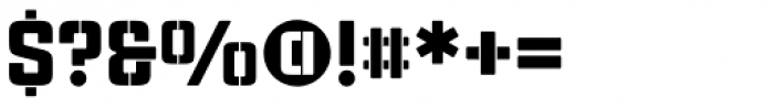 Cintra Slab Stencil Unicase Font OTHER CHARS