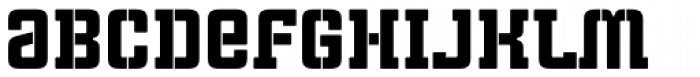 Cintra Slab Stencil Unicase Font LOWERCASE