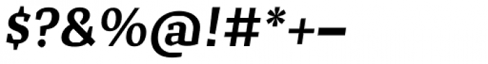 Cira Serif Bold Italic Font OTHER CHARS