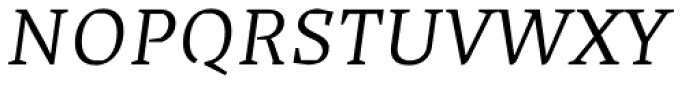 Cira Serif Italic Font UPPERCASE