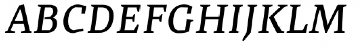 Cira Serif Semi Bold Italic Font UPPERCASE