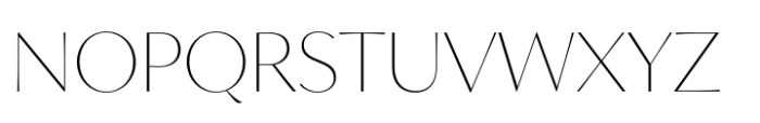 Circe Contrast Thin Font UPPERCASE