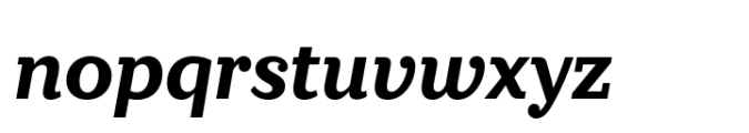 Circe Slab C Bold Italic Font LOWERCASE