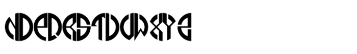 Circle Two Letter Medium Two Letter Font UPPERCASE