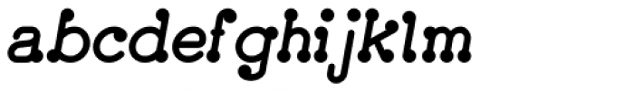 Circonia Italic Font LOWERCASE