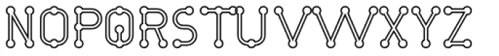 Circuit Open Font UPPERCASE