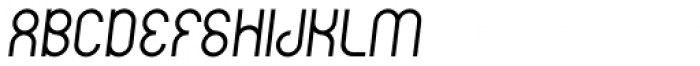 Circularis Alt Italic Font UPPERCASE