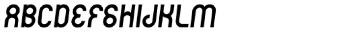 Circularis Bold Alt Italic Font UPPERCASE