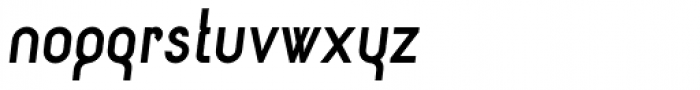 Circularis Bold Alt Italic Font LOWERCASE