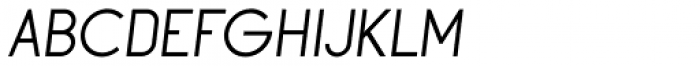 Circularis Italic Font UPPERCASE