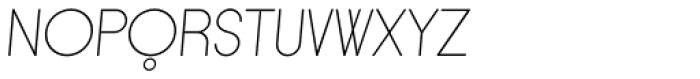 Circularis Light Italic Font UPPERCASE