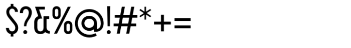 Circulo Condensed Light Font OTHER CHARS