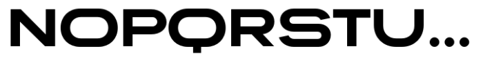 Circulo Expanded Black Font UPPERCASE