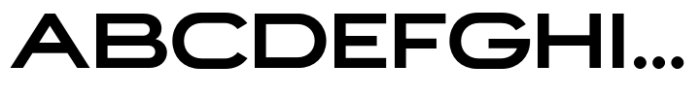 Circulo Expanded Bold Font UPPERCASE