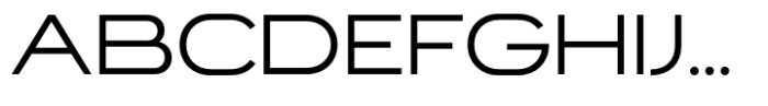 Circulo Expanded Light Font UPPERCASE