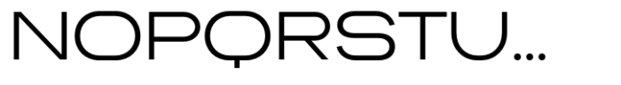 Circulo Expanded Light Font UPPERCASE