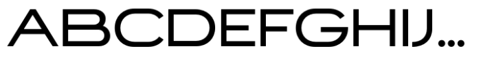 Circulo Expanded Regular Font UPPERCASE
