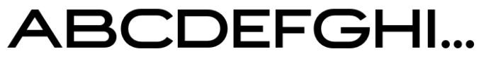 Circulo Expanded Semibold Font UPPERCASE