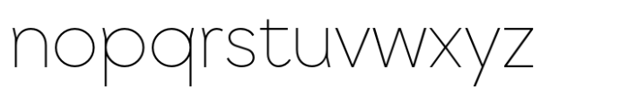 Circulo V1 Thin Font LOWERCASE