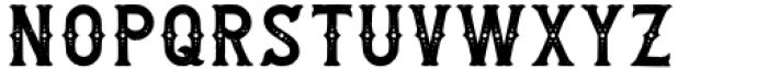 Circus Sideshow Rough Texture Font LOWERCASE
