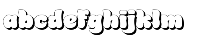 Ciroya Shadow Font LOWERCASE