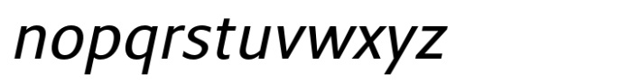 Cirta Medium Italic Font LOWERCASE