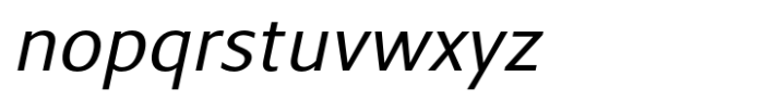 Cirta Regular Italic Font LOWERCASE