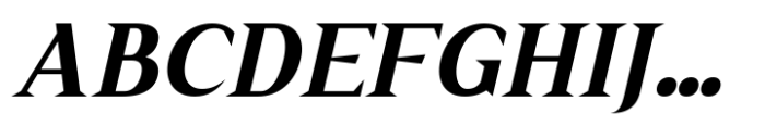 Cirvia Black Italic Font UPPERCASE