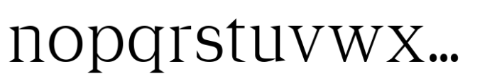Cirvia Regular Font LOWERCASE
