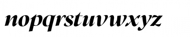 Cita Pro Bold Italic Font LOWERCASE