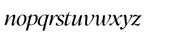 Cita Pro Light Italic Font LOWERCASE