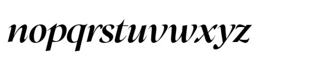 Cita Pro Medium Italic Font LOWERCASE
