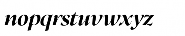 Cita Pro Semi Bold Italic Font LOWERCASE