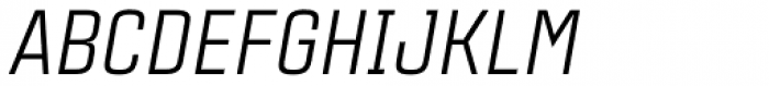 Citadina Regular Italic Font UPPERCASE