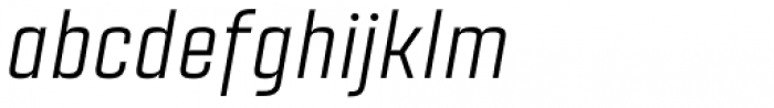 Citadina Regular Italic Font LOWERCASE