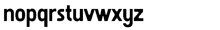 Citizen RND inner Font LOWERCASE