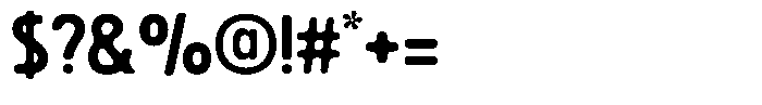 Citizen Rounded Font OTHER CHARS