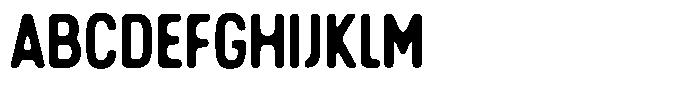 Citizen Rounded Font UPPERCASE
