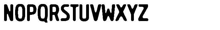 Citizen Rounded Font UPPERCASE
