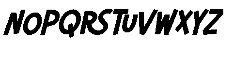 Citrida Italic Font UPPERCASE