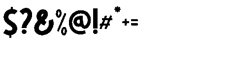 Citrida Regular Font OTHER CHARS