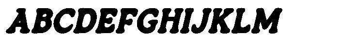 Citrion Italic Font UPPERCASE