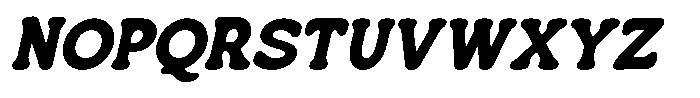 Citrion Italic Font UPPERCASE