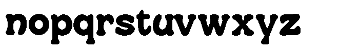 Citrion Regular Font LOWERCASE