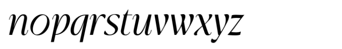 Cityzone Italic Font LOWERCASE