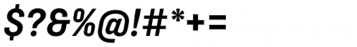Ciutadella SemiBold Italic Font OTHER CHARS